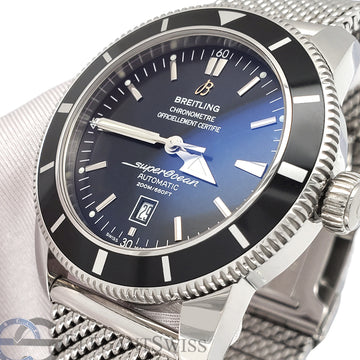 Breitling SuperOcean Heritage 46mm Black Dial Stainless Steel Watch A17320