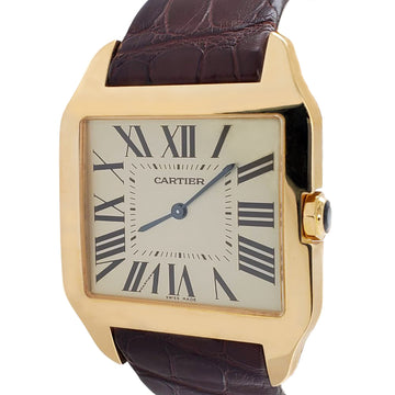 Cartier Santos Dumont Yellow Gold Roman Dial Watch W2009251 2649