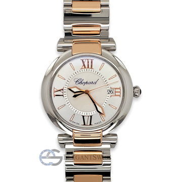 Chopard Imperiale 36MM Factory Mother of Pearl Dial Rose Gold and Steel Watch 8532