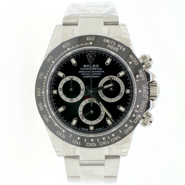 Rolex Cosmograph Daytona Black Ceramic Bezel/Dial 40MM Steel Watch 116500LN UNWORN