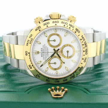 Rolex Cosmograph Daytona 18K Yellow Gold/Stainless Steel 40mm Watch 116503 Box Papers