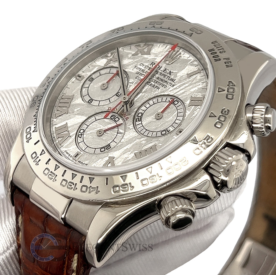 Rolex daytona meteorite on sale dial