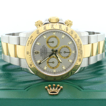 Rolex Cosmograph Daytona 40mm 2-Tone 18K Yellow Gold & Stainless Steel Oyster Watch 116523