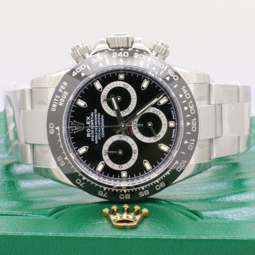 Rolex Cosmograph Daytona Black Ceramic Bezel/Dial 40MM Steel Watch 116500LN UNWORN