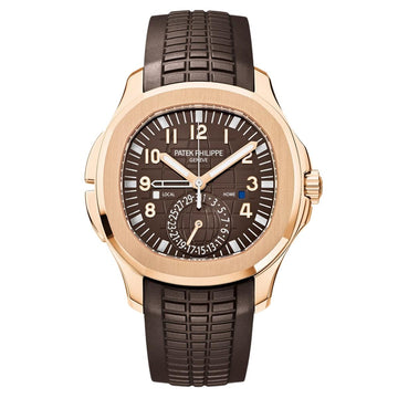 Patek Philippe Aquanaut 40.8mm Brown Arabic Dial Rose Gold Watch 5164R-001 Box Papers
