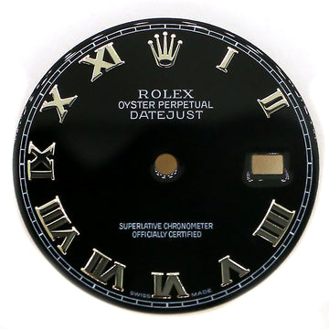 Rolex Datejust Steel 36mm Black Dial with Roman Numerals