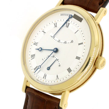 Breguet Classique Retrograde Seconds 18K Yellow Gold Mens Watch 5207