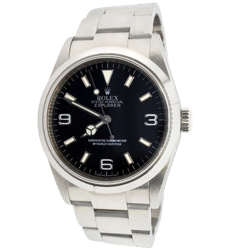 Rolex Explorer Oyster Perpetual 114270 Black  Dial 36mm Stainless Steel Watch Box Papers