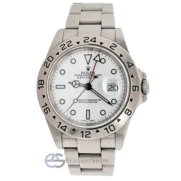 Rolex Explorer II 40mm White Polar Stainless Steel Watch 16570