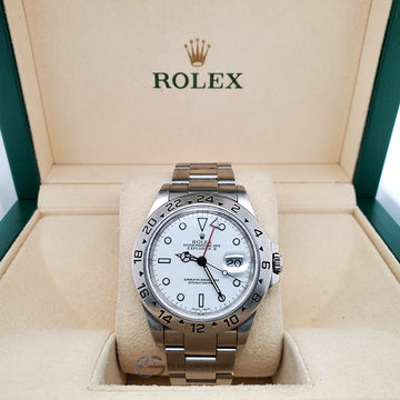Rolex Explorer II 40mm White Polar Stainless Steel Watch 16570