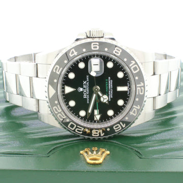 Rolex GMT-Master II 40MM Ceramic Bezel Automatic Mens Watch 116710 Box Papers