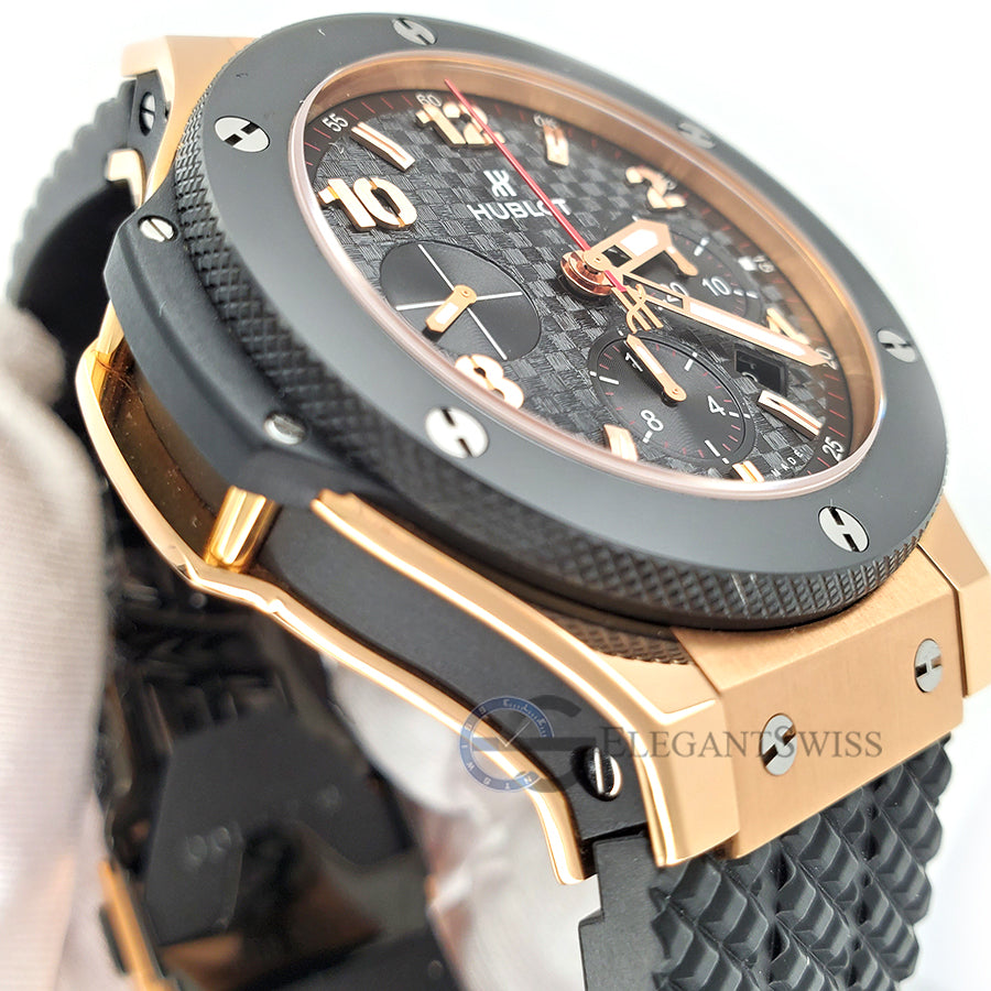 Hublot Big Bang Rose Gold /Ceramic Black Dial 44mm Watch B/P 301.PB.130.RX