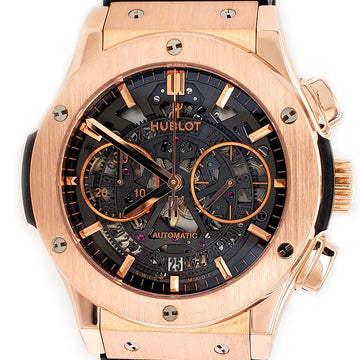 Hublot Classic Fusion Chronograph Skeleton 45mm Rose Gold Watch