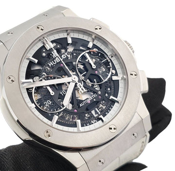 Hublot Classic Fusion Aerofusion Chronograph ALL White 45mm Titanium Watch 525.NE.0127.LR