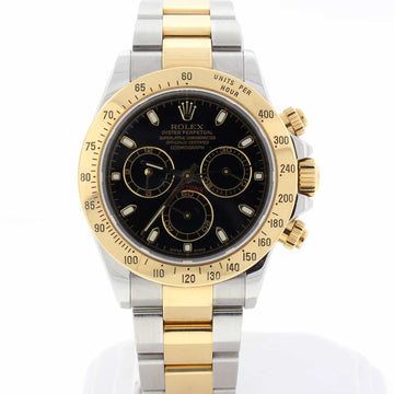 Rolex Cosmograph Daytona 2-Tone 18K Yellow Gold & Stainless Steel 40mm Mens Watch 116523