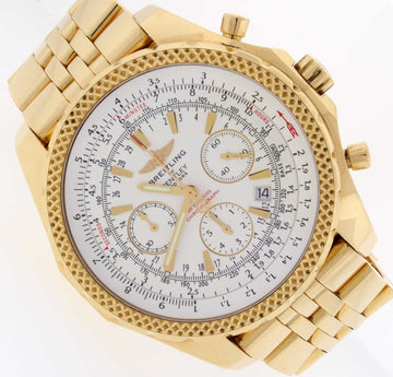 Breitling Bentley Motors Special Edition 18K Yellow Gold Chronograph Automatic Mens Watch K25362
