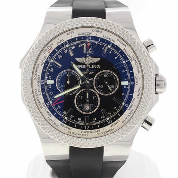 Breitling Bentley Motors GMT Special Edition Chronograph Automatic Stainless Steel Mens Watch A47362