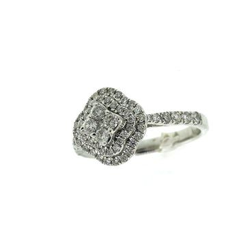 14K White Gold 0.75ct Diamond Ring Engagement Ring