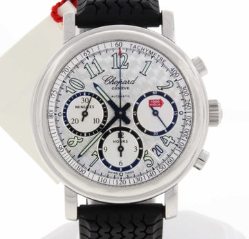 Chopard Mille Miglia 1000 Chronograph Silver Gray Dial Steel Mens Watch 168331-99