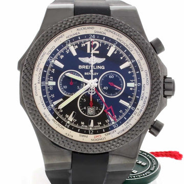Breitling Bentley GMT Midnight Carbon Limited Edition Black Dial 49MM Watch M47362