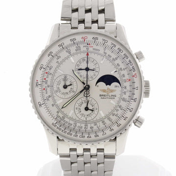 Breitling Navitimer Olympus Moonphase Calendar Chronograph 43MM Automatic Stainless Steel Mens Watch A19340