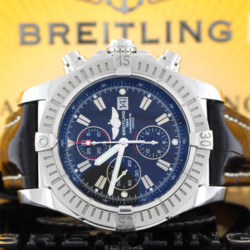 Breitling Super Avenger 49MM Chronograph Automatic Stainless Steel Mens Watch A13370
