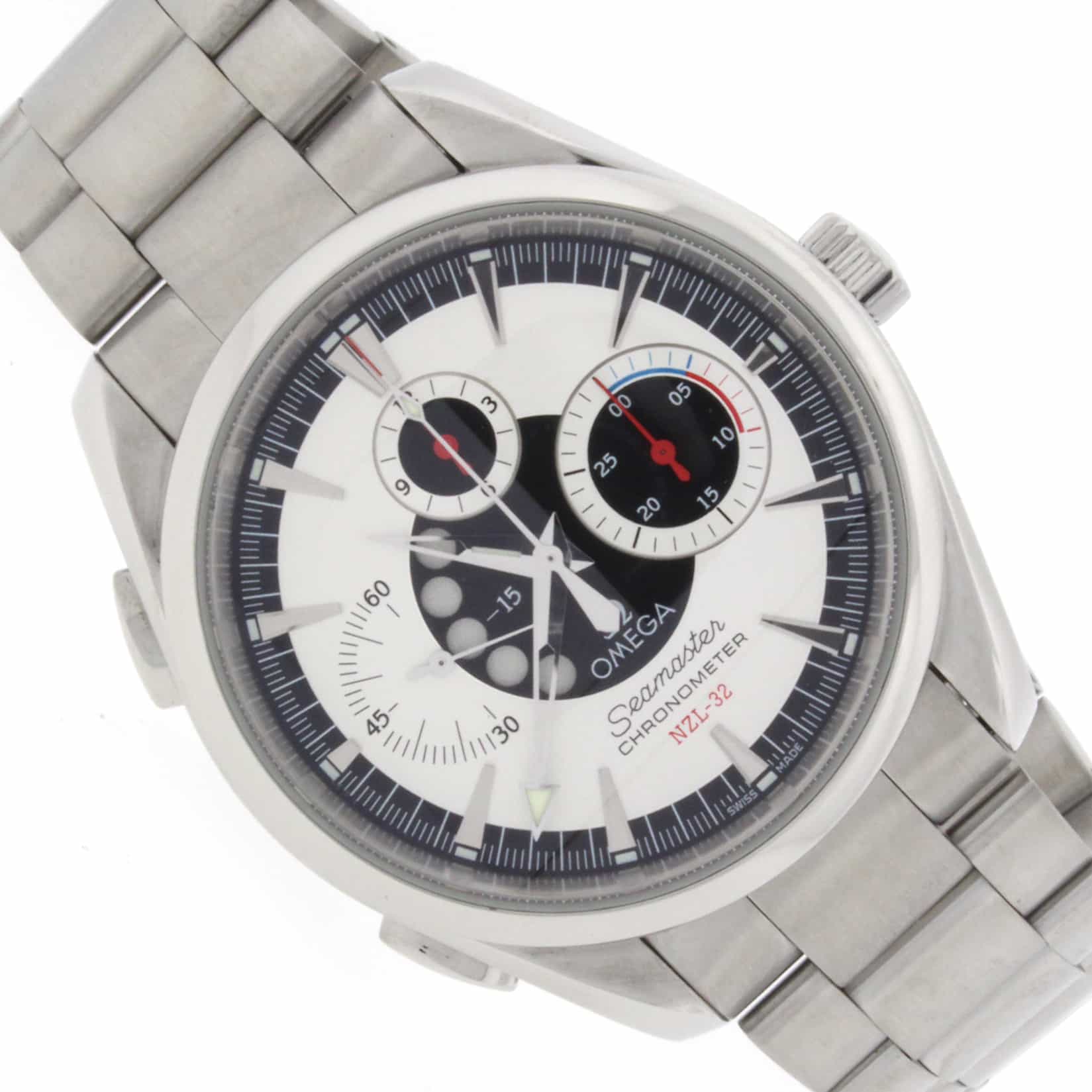 Omega Seamaster NZL-32 Chronograph Aqua Terra Stainless Steel Auto Men