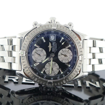 Breitling Chronomat 39M Black/Silver Dial Chronograph Automatic Stainless Steel Mens Watch A13352