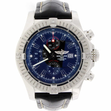 Breitling Super Avenger 49MM Chronograph Automatic Stainless Steel Mens Watch A13370