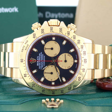 Rolex Cosmograph Daytona 18K Yellow Gold Paul Newman Dial 40MM Automatic Mens Watch 116528