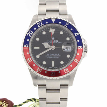 Rolex GMT-Master II Pepsi Bezel 40MM 2006 Stainless Steel Mens Watch 16710