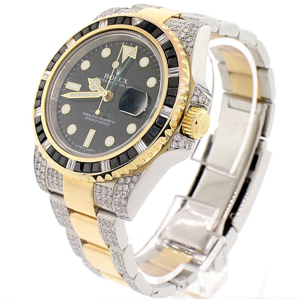 Rolex GMT-Master II 2-Tone Yellow Gold Stainless Steel Oyster Watch