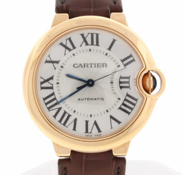 Cartier Ballon Bleu Midsize 36MM 18K Rose Automatic Watch W6900456