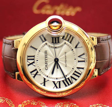 Cartier Ballon Bleu Midsize 36MM 18K Rose Automatic Watch W6900456