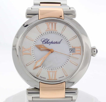 Chopard Imperiale 18K Rose Gold & Stainless Steel Original Mother of Pearl Dial 40MM Automatic Ladies Watch 8531