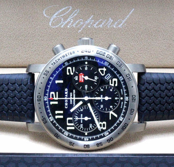 Chopard Mille Miglia Chronograph Black Dial 40MM Automatic Titanium Mens Watch 168915