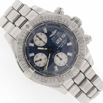 Breitling Chrono SuperOcean Day Date Black Dial 42MM Automatic Stainless Steel Mens Watch A13340