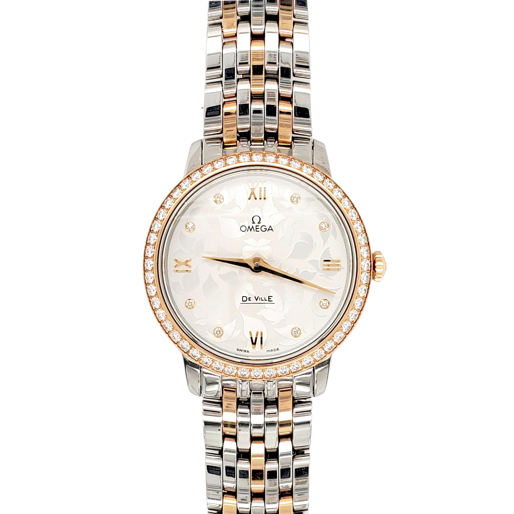 Omega de ville discount prestige diamond ladies watch