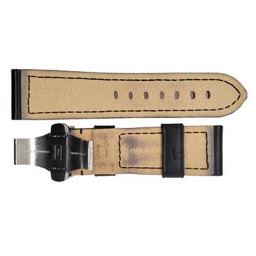 Panerai Officine Black Leather Strap With Deployment Clasp