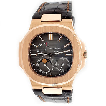 Patek Philippe Nautilus 40mm 18K Rose Gold Watch 5712R-001 Box Papers 2015