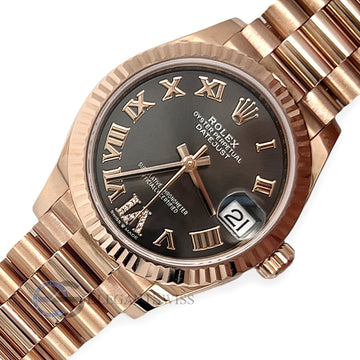 Unworn Rolex President Datejust 31mm 278275 Everose Gold Rhodium Diamond Six Dial Watch Box Papers 2022