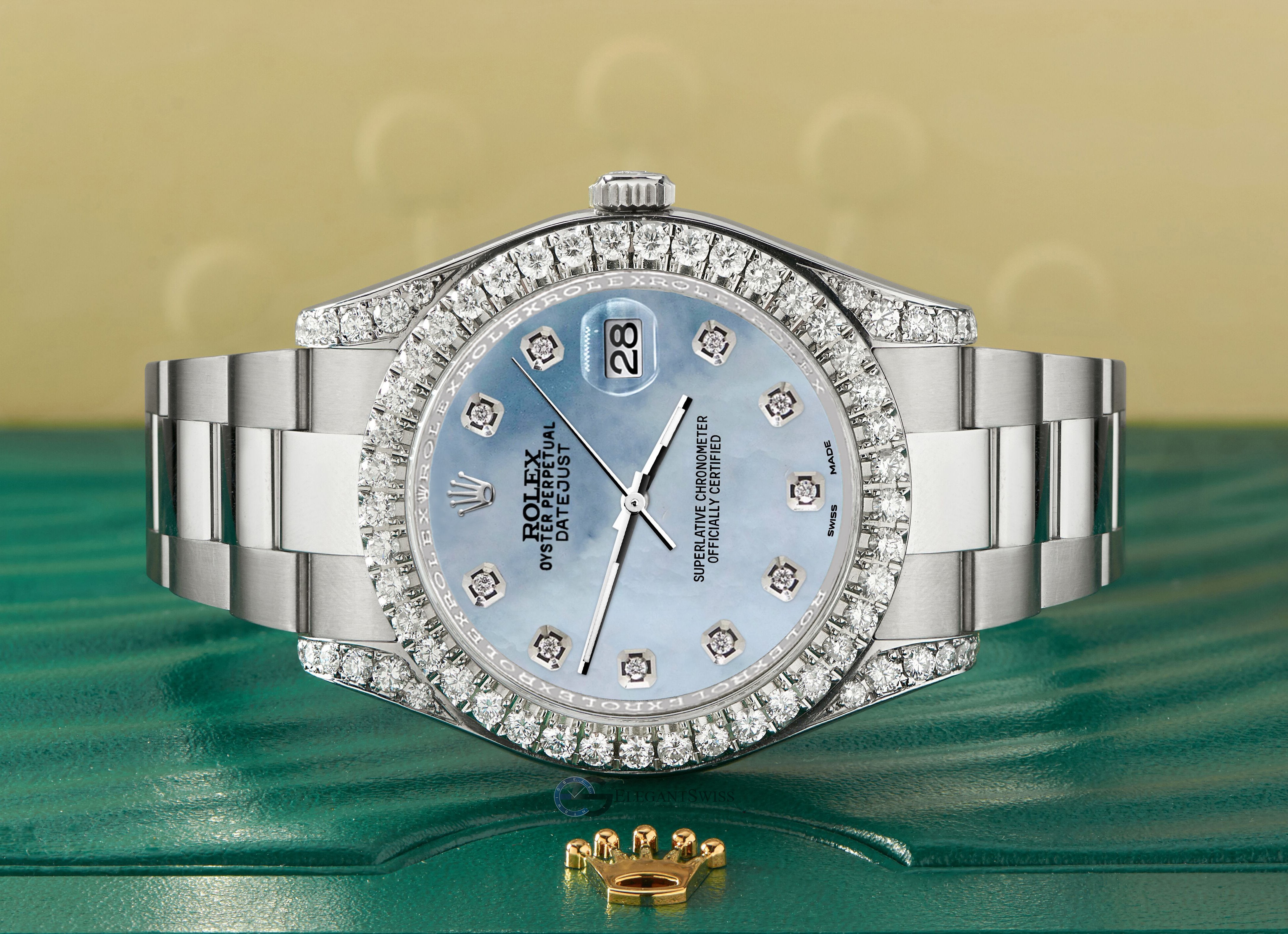 Datejust 41 sale diamond bezel