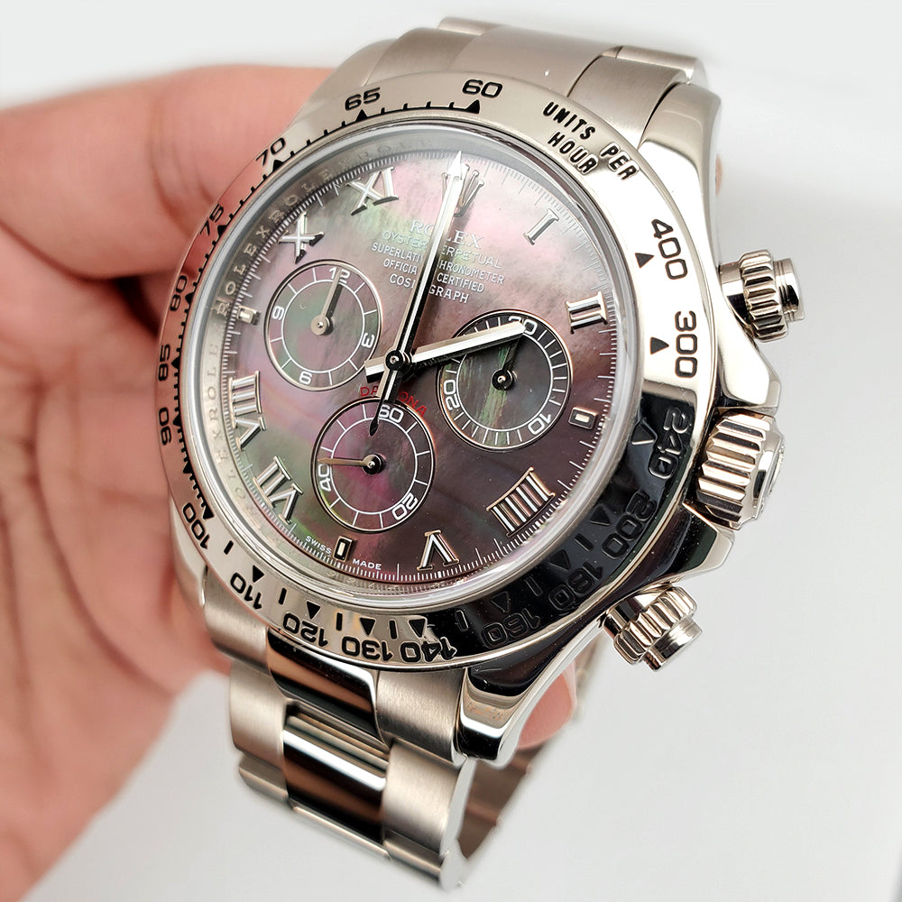 Rolex Cosmograph Daytona 40mm Factory Tahitian Mop Roman