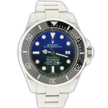Rolex Sea-Dweller DeepSea 44mm D-Blue James Cameron Dial Stainless Steel Oyster Watch 116660