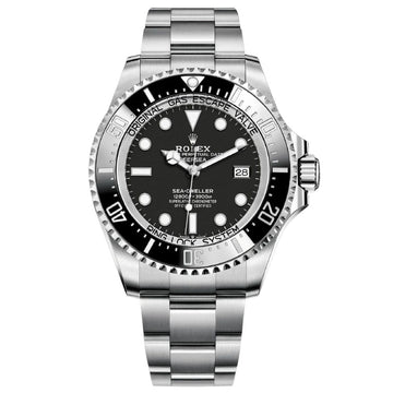 Rolex Sea-Dweller Deepsea 44mm Black Dial/Ceramic Stainless Steel Watch 126660 Box Papers