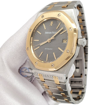 Audemars Piguet Royal Oak 36mm Gray Dial Yellow Gold and Stainless Steel Watch 4100SA