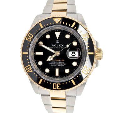 Rolex Sea-Dweller 43mm 126603 Black Dial Yellow Gold Steel Watch 2022 Box Papers