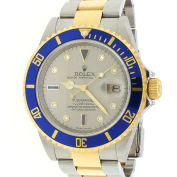 Rolex Submariner 40mm 2-Tone Yellow Gold/Steel Mens Watch 16613T