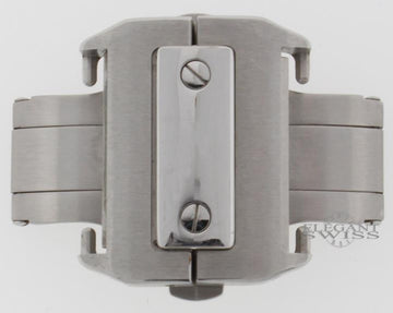 Cartier 20MM Santos 100 Chrono Stainless Steel Deployment Buckle