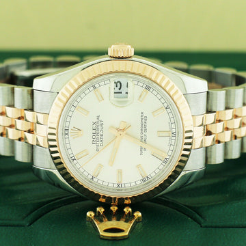 Rolex Datejust 2-Tone Rose/SS 31mm Midsize Jubilee Watch 178271
